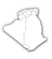 carte de l'Algérie - Alger