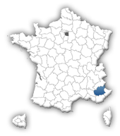 carte des Alpes de Haute-Provence