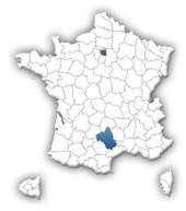 carte de l'Aveyron