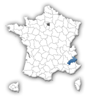 carte des Hautes-Alpes
