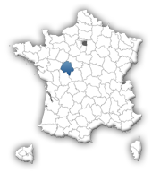 carte de l'Indre-et-Loire