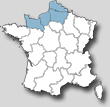 carte de la rgion Nord-Ouest