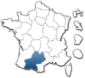 carte de Midi-Pyrénées