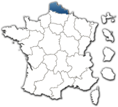 carte du Nord-Pas-de-Calais
