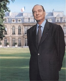 Photo officielle de la prsidence de Jacques Chirac