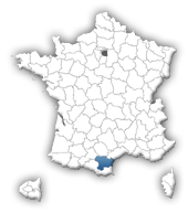 carte de l'Aude