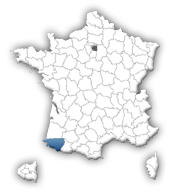 carte des Basses-Pyrnes