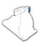 carte de l'Algérie - Bône