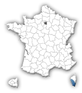 carte de la Corse-du-Sud