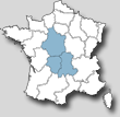 carte de la rgion Massif Central - Centre