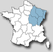 carte de la rgion Est