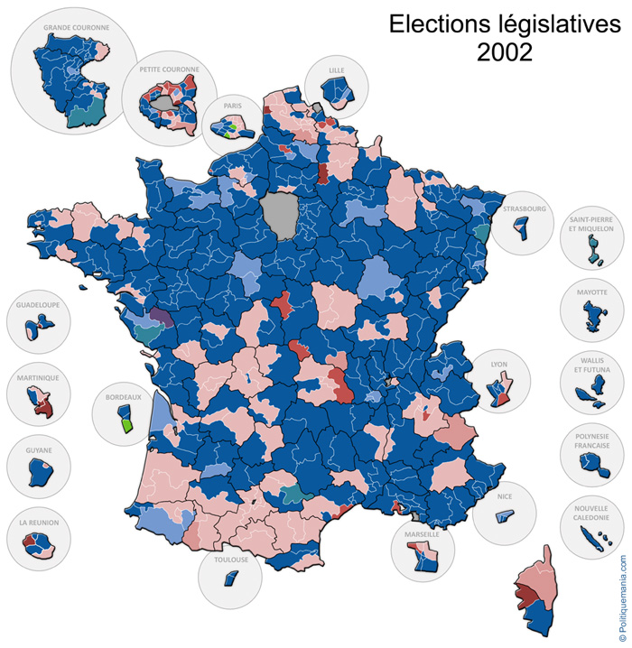 Rsultats aux lections lgislatives de 2002