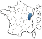carte de Franche-Comté