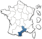 carte du Languedoc-Roussillon