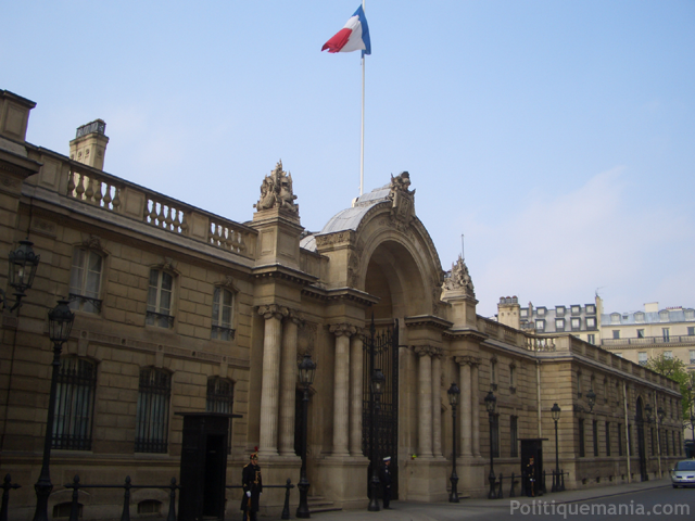 Faade du palais de l'lyse au 55 rue du Faubourg Saint-Honor